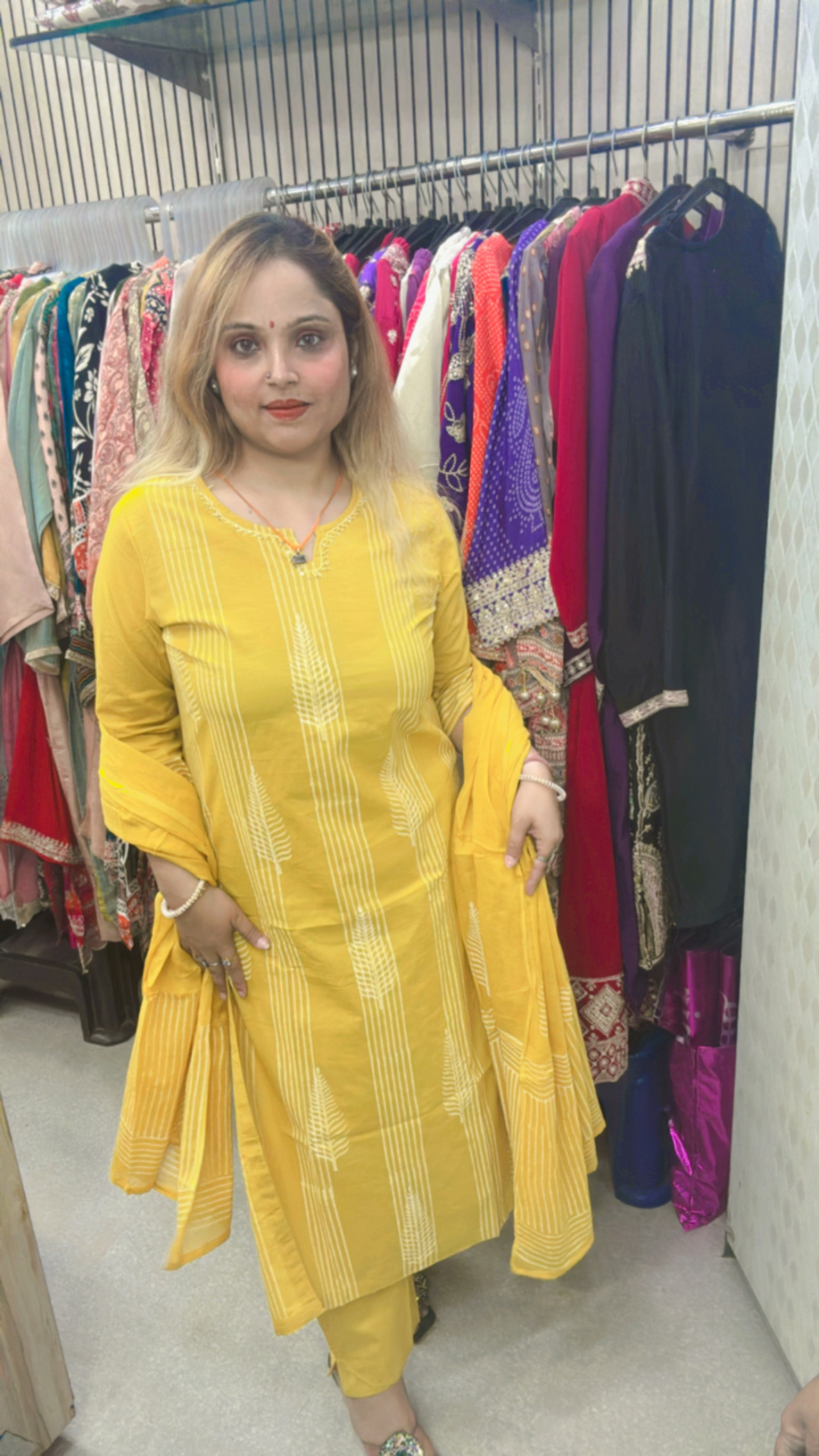 Pure Cotton Printed Pant Suit – Breezy Comfort with Elegant Prints - Image 3