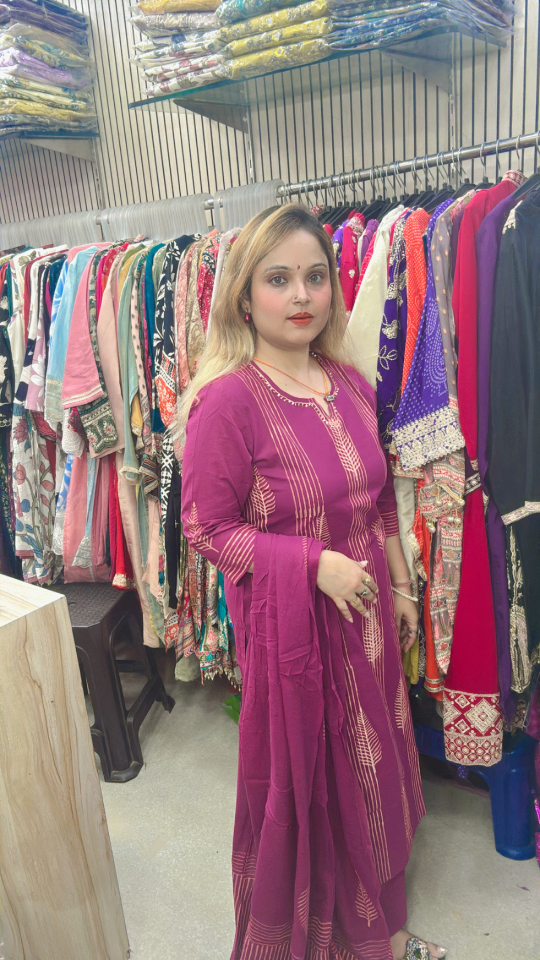 Pure Cotton Printed Pant Suit – Breezy Comfort with Elegant Prints - Image 4