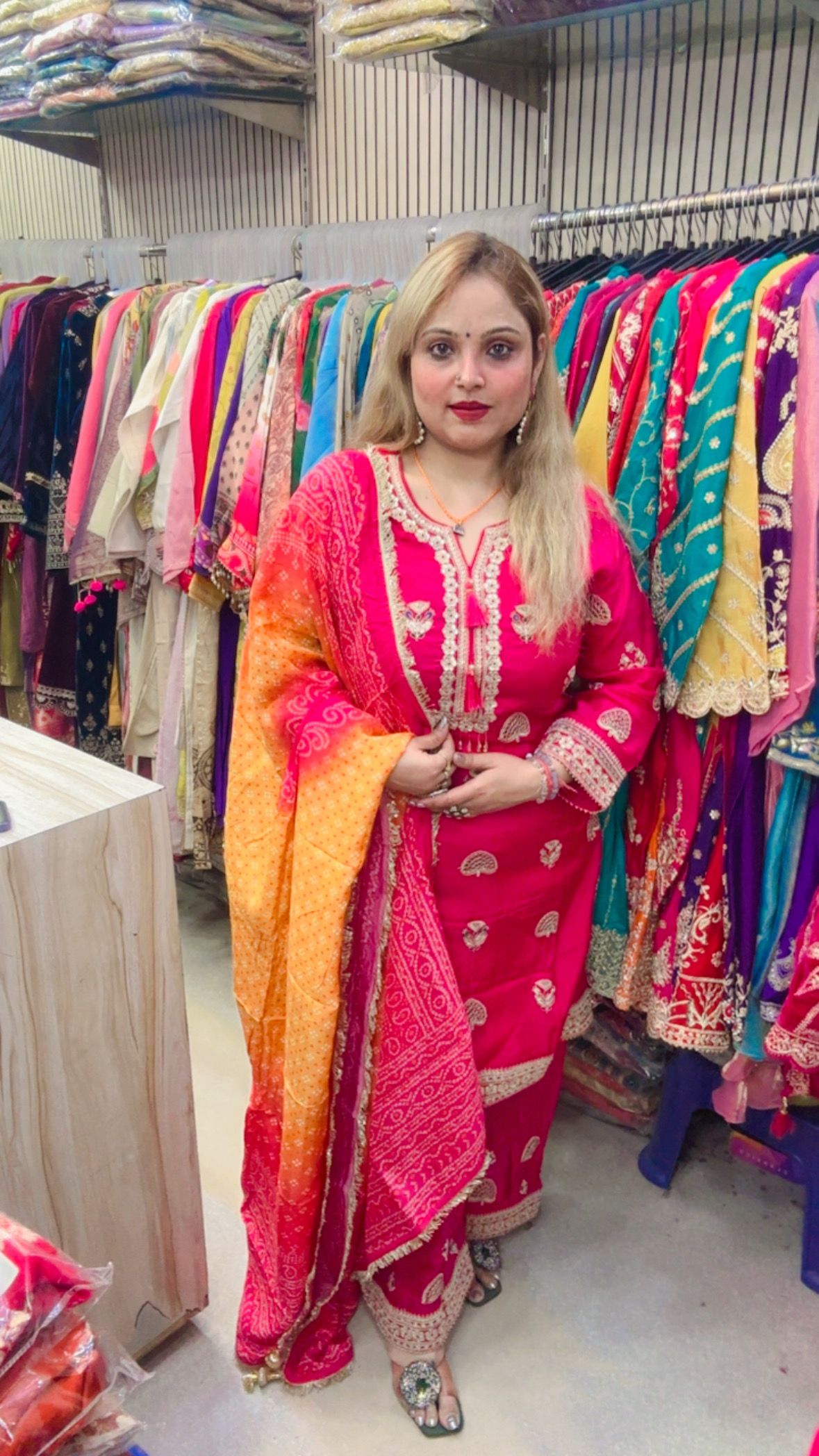 Designer Dola Silk Suit for Women