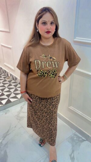 Title: Chic Western Wear Skirt & Top Co-Ord Set