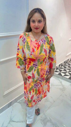 Stylish Printed Cotton Kurti for Women