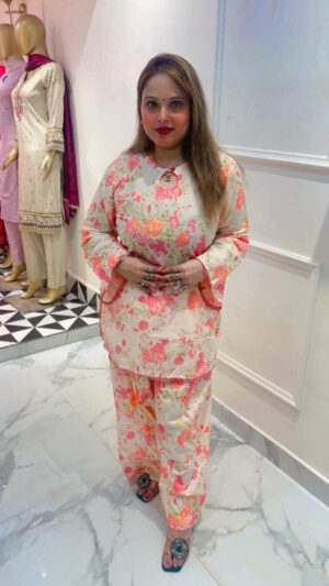 Women's Pure Cotton Digital Print Co-Ord Set | Premium Casual & Ethnic Wear